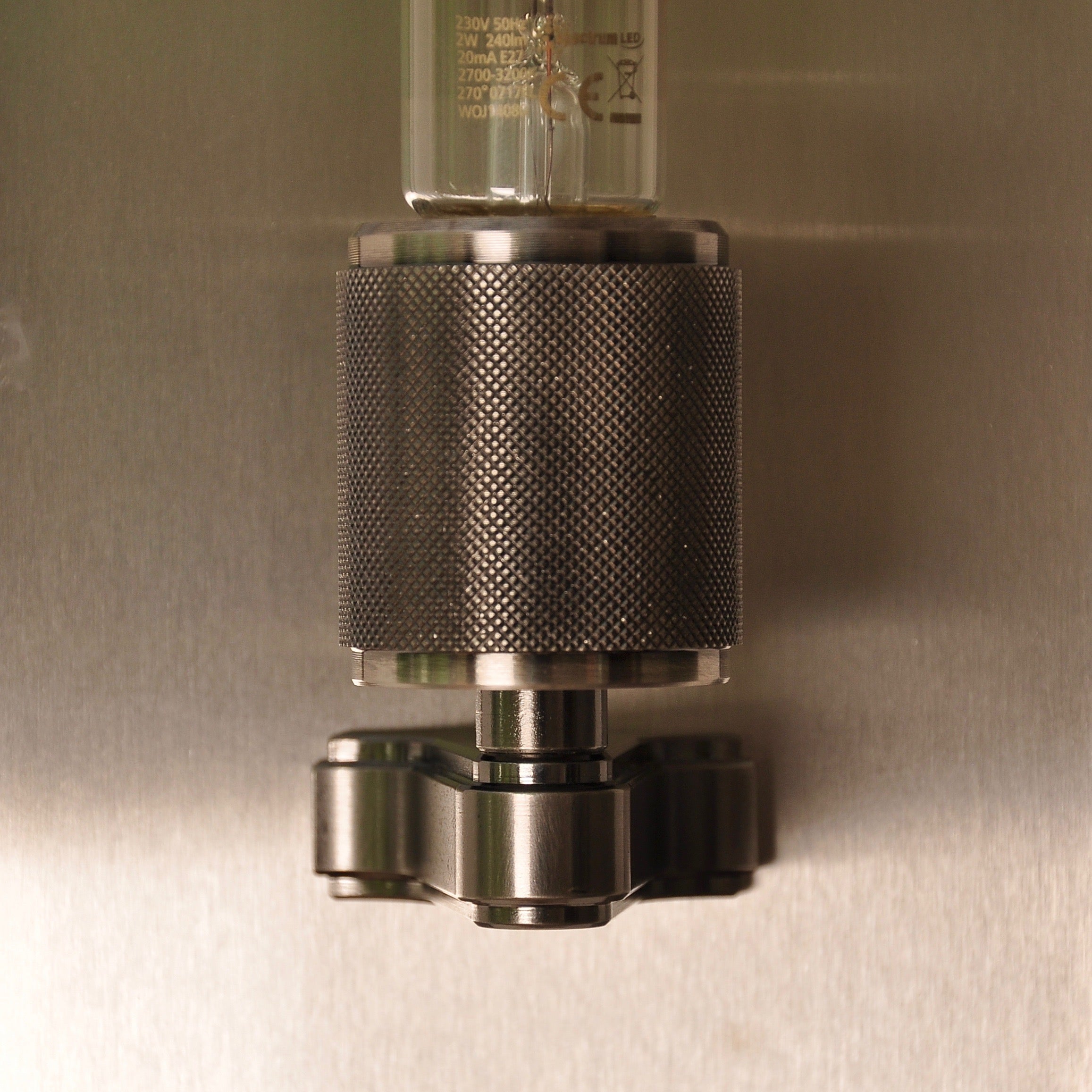 Nicholas Engert Marketing | Windsor Lantern-Small-Black-Knurled Gunmetal Lampholder