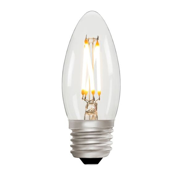 C35 Candle Clear 4W E27 2700K Filament Lamp NEW*