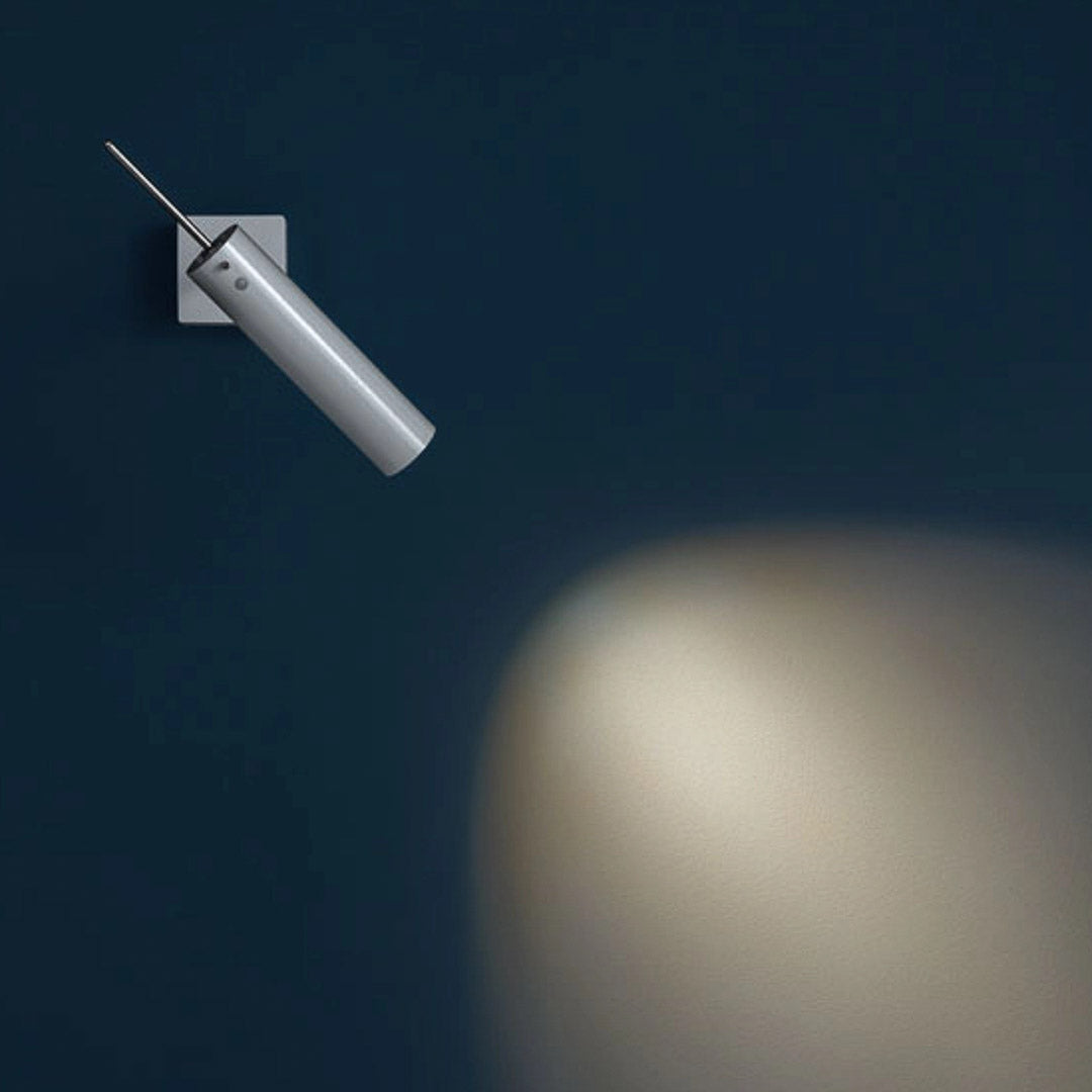 white wall light shining on wall