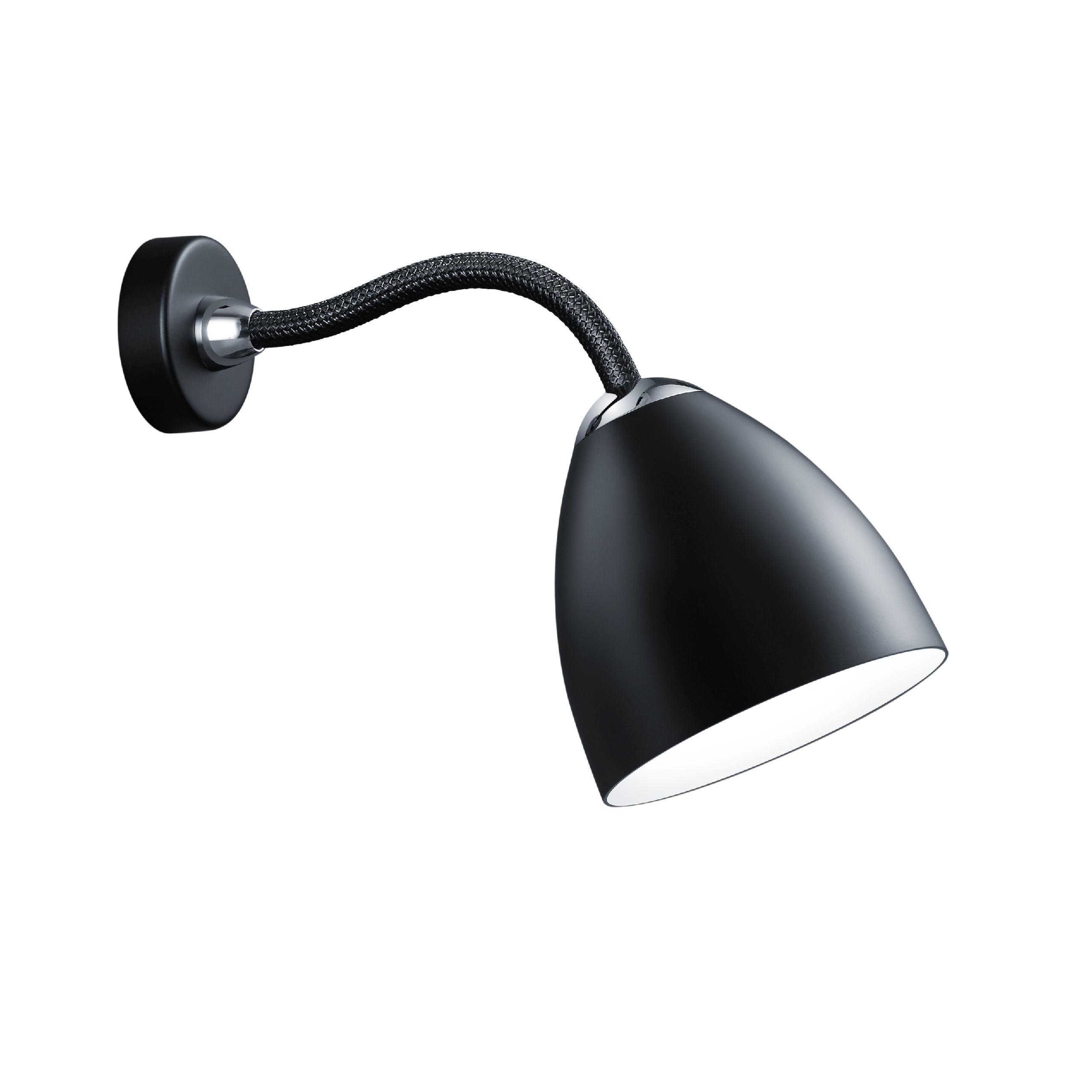 Wall Mounted Adjustable Reading Light-Black