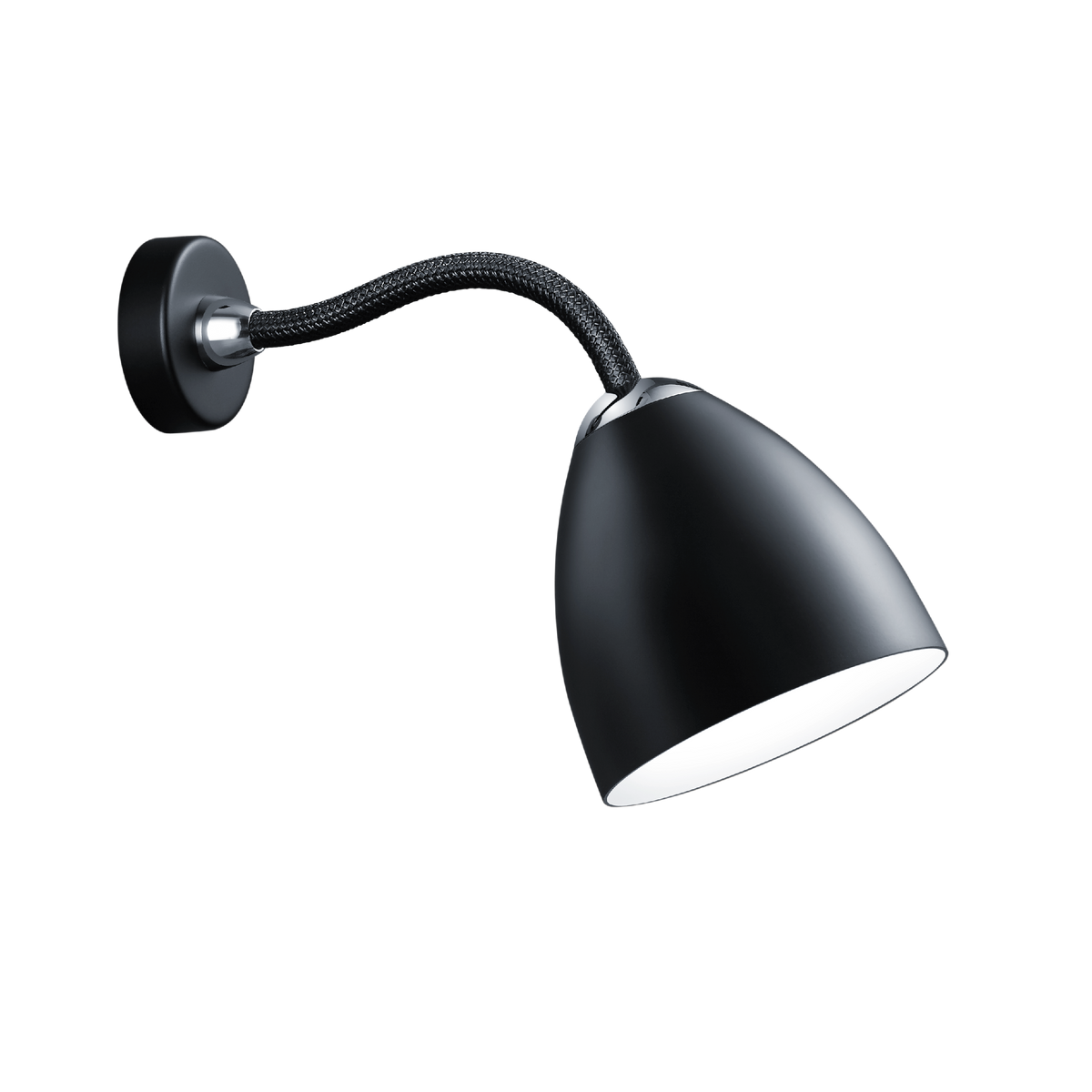 Wall Mounted Adjustable Reading Light-Black