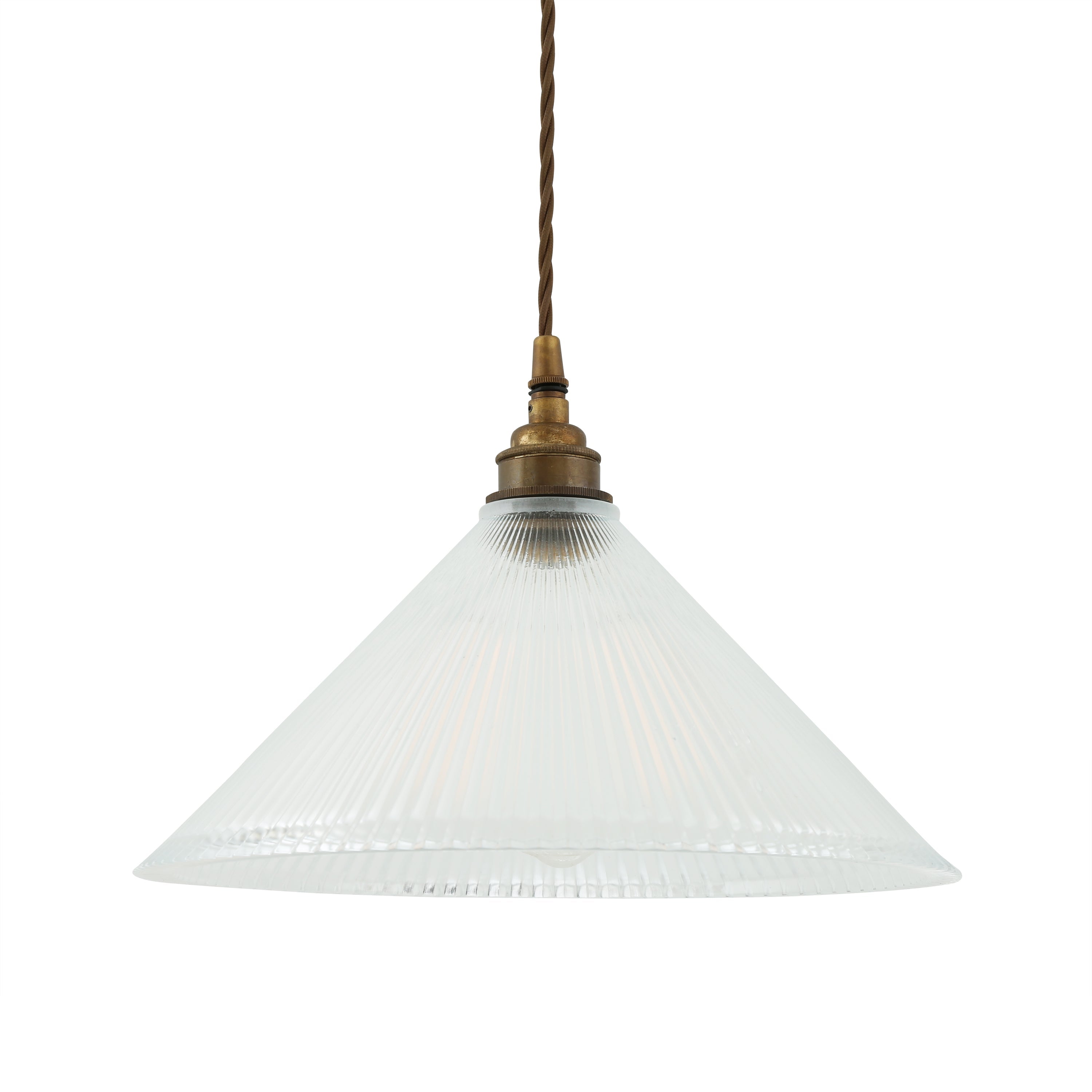 Rebell Coolie Pendant Lamp-Mullan-Antique Brass