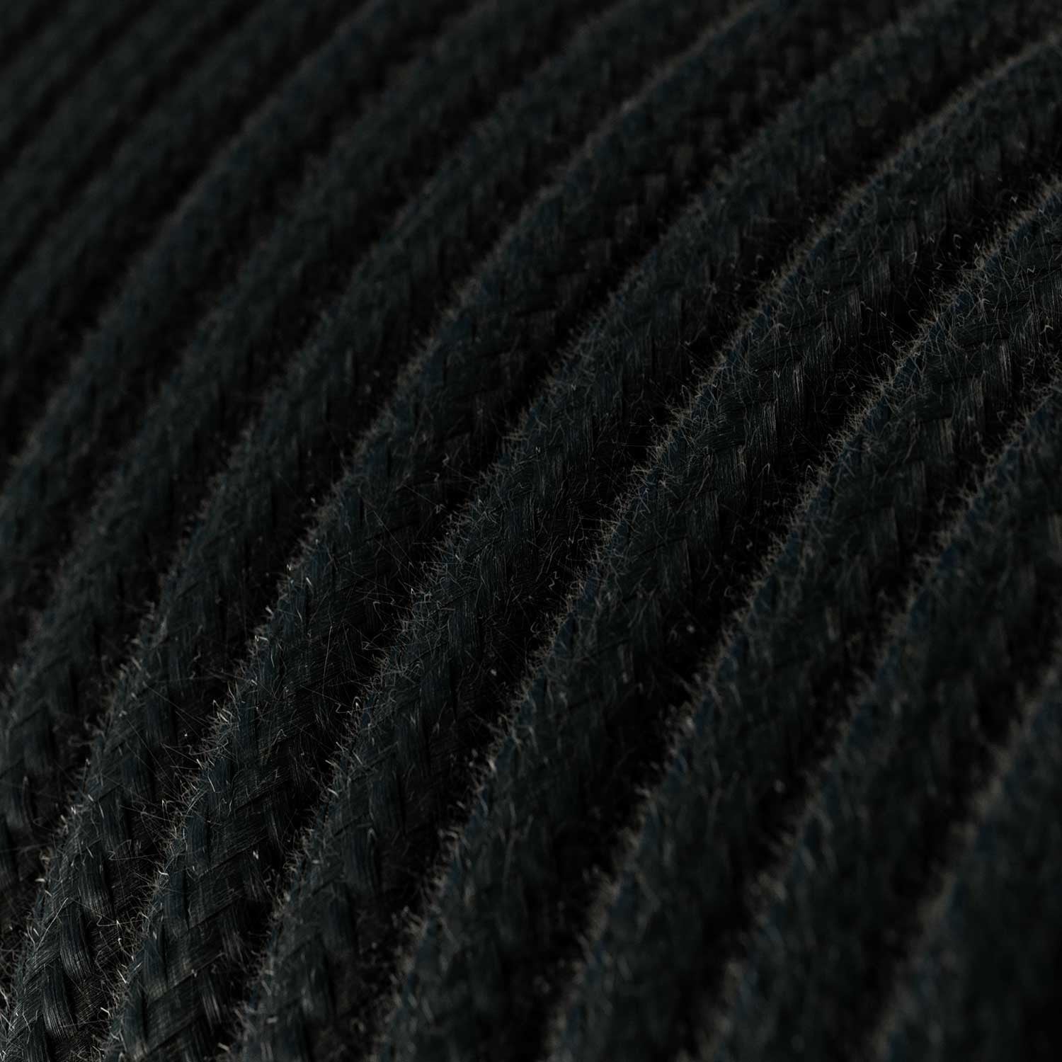 Round Cable-Cotton-Black