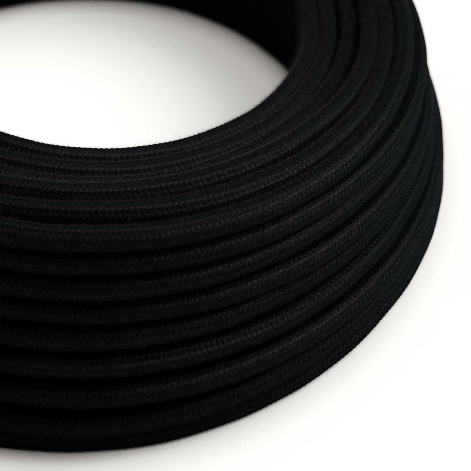 Round Cable-Cotton-Black