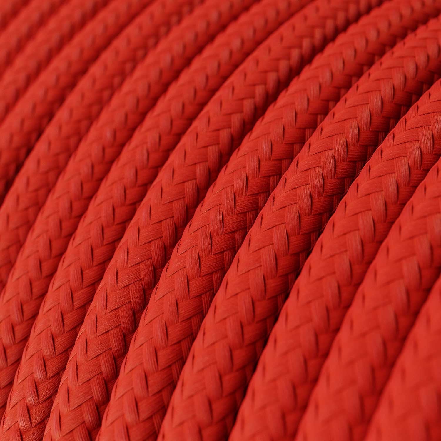 Round Cable-Rayon-Red
