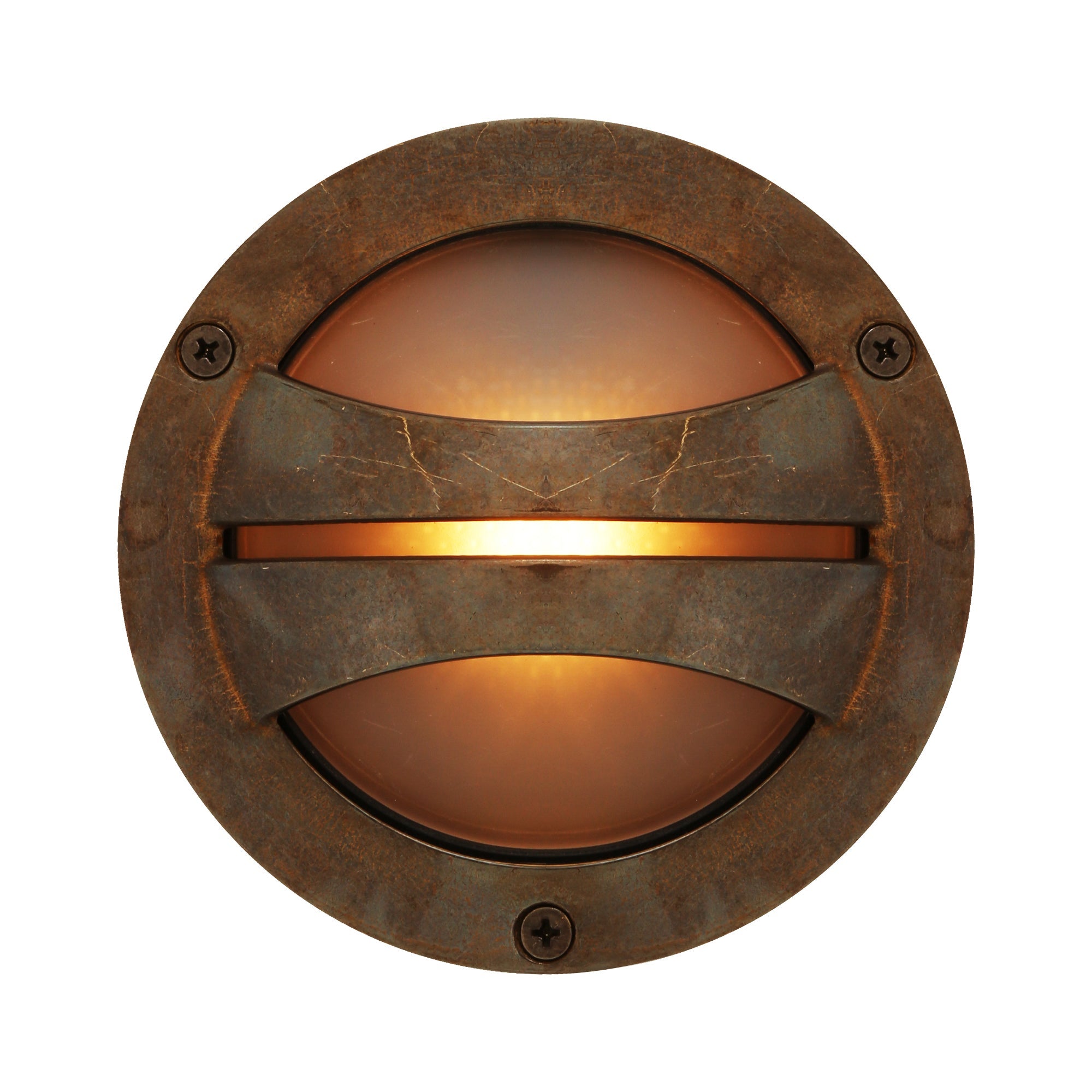 Seri Outdoor Bulkhead Lamp-Antique Brass | Nicholas Engert Interiors