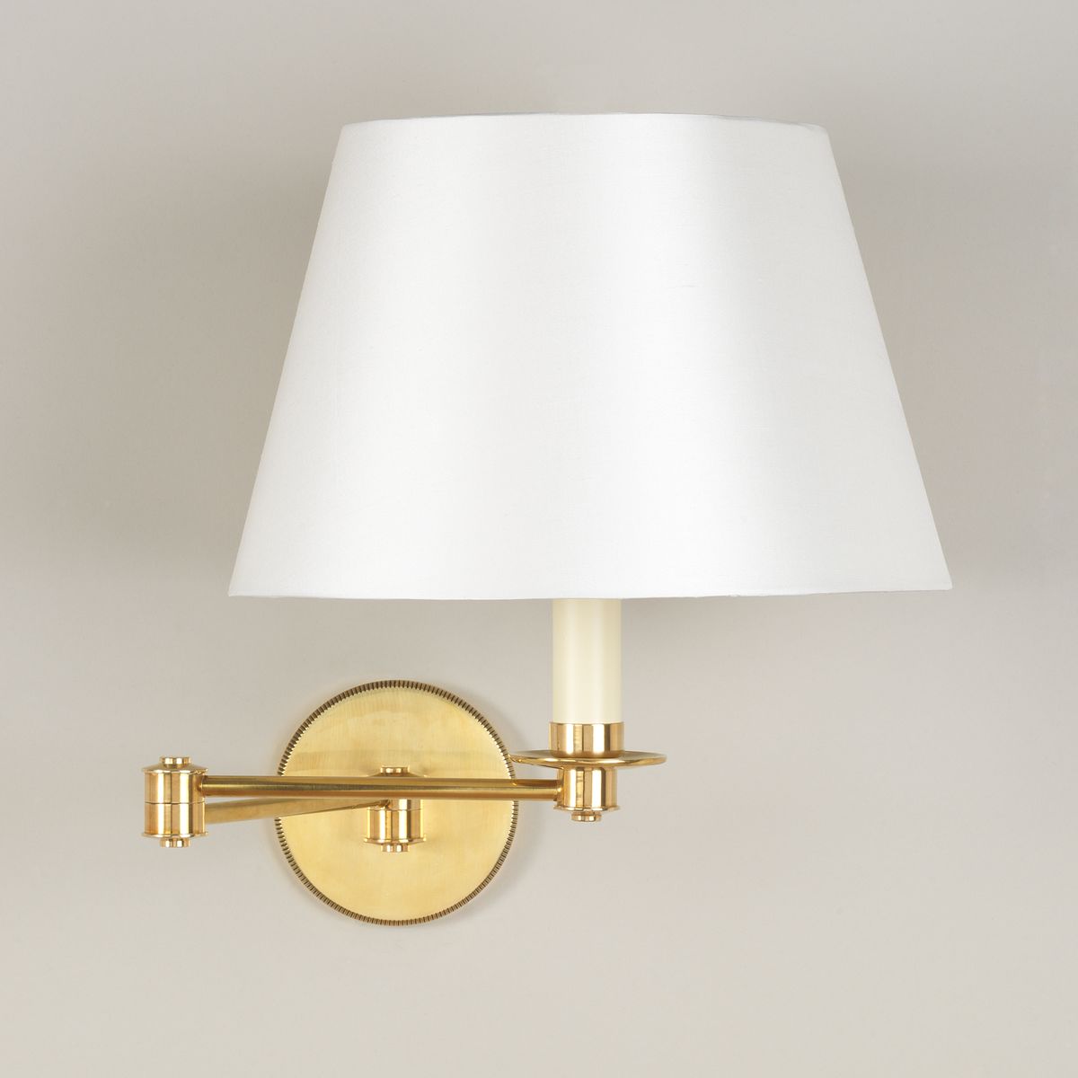 Cromer Swing Arm Wall Light - Brass | Nicholas Engert Interiors
