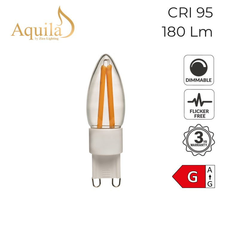 G9 Clear 3W 2700K Capsule LED Lamp NEW