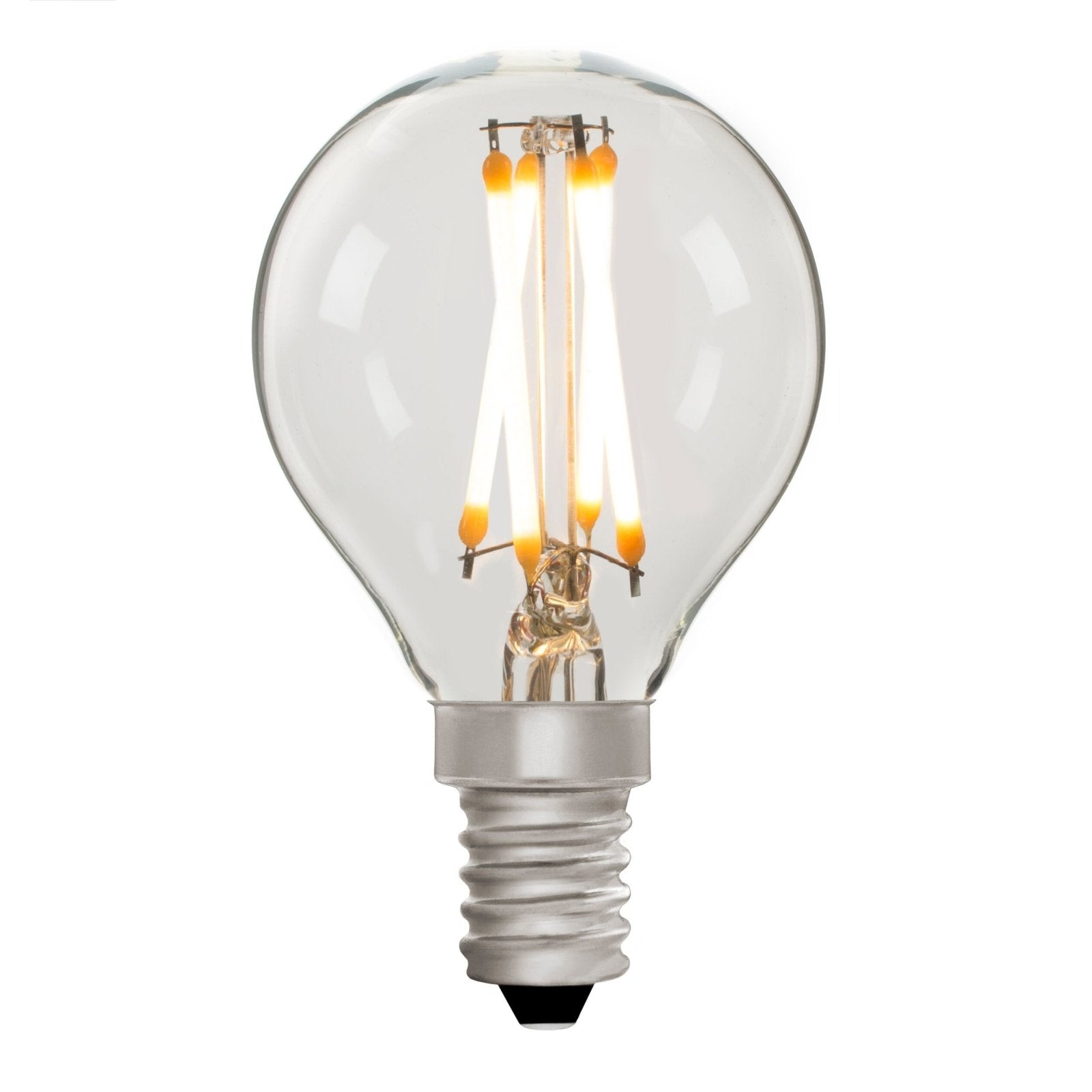 Golfball G45 Clear 4W E14 2700K - LED Lamp from RETROLIGHT. Made by Zico Lighting.