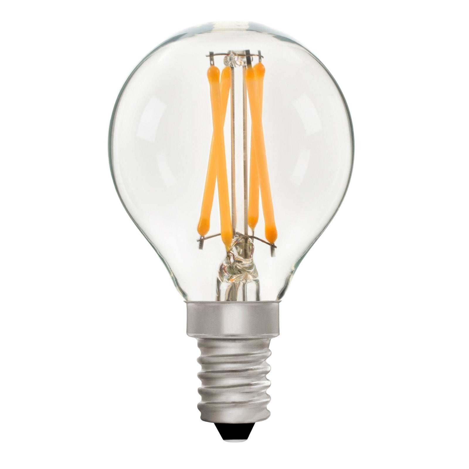 Golfball G45 Clear 4W E14 2700K - LED Lamp from RETROLIGHT. Made by Zico Lighting.