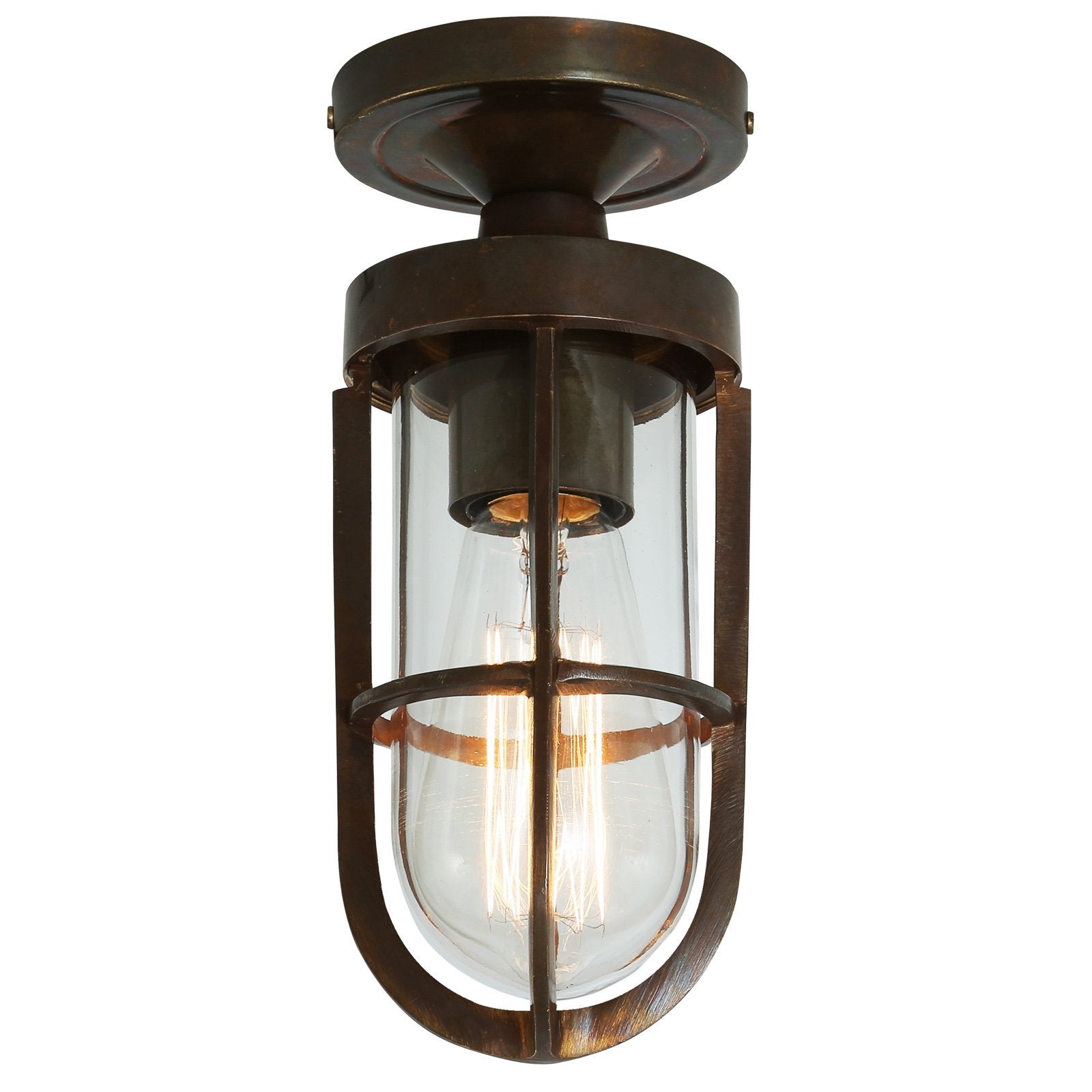 Oregon A Well Glass Ceiling Light IP65 - Ceiling Lights from RETROLIGHT. Made by Mullan Lighting.