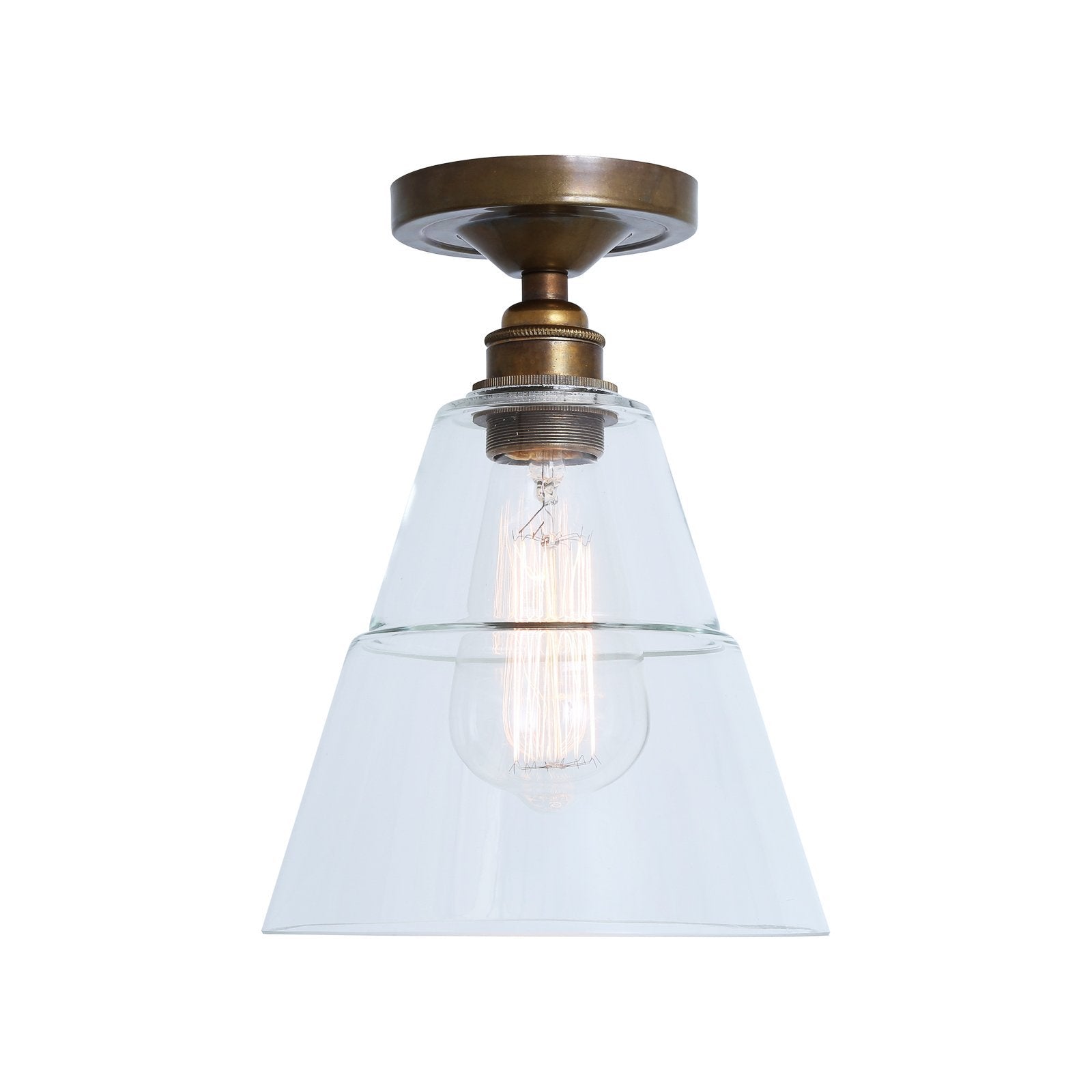 Rigale Flush Ceiling Light - Ceiling Lights from RETROLIGHT. Made by Mullan Lighting.