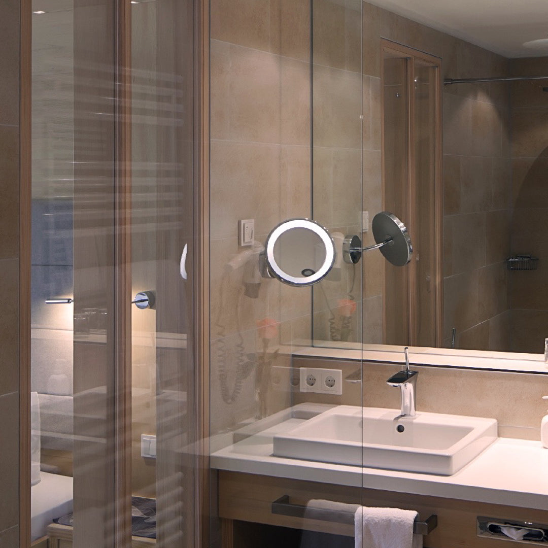 Bathroom Mirror Light-Chrome