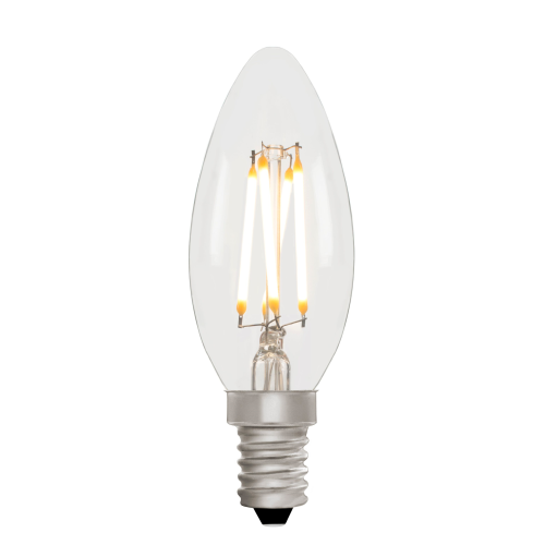 C35 Candle Clear 4W E14 2700K Filament Lamp NEW*