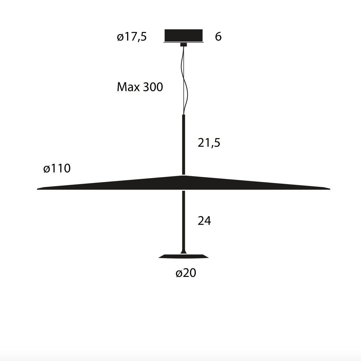 Dot Pendant Light 1100mm
