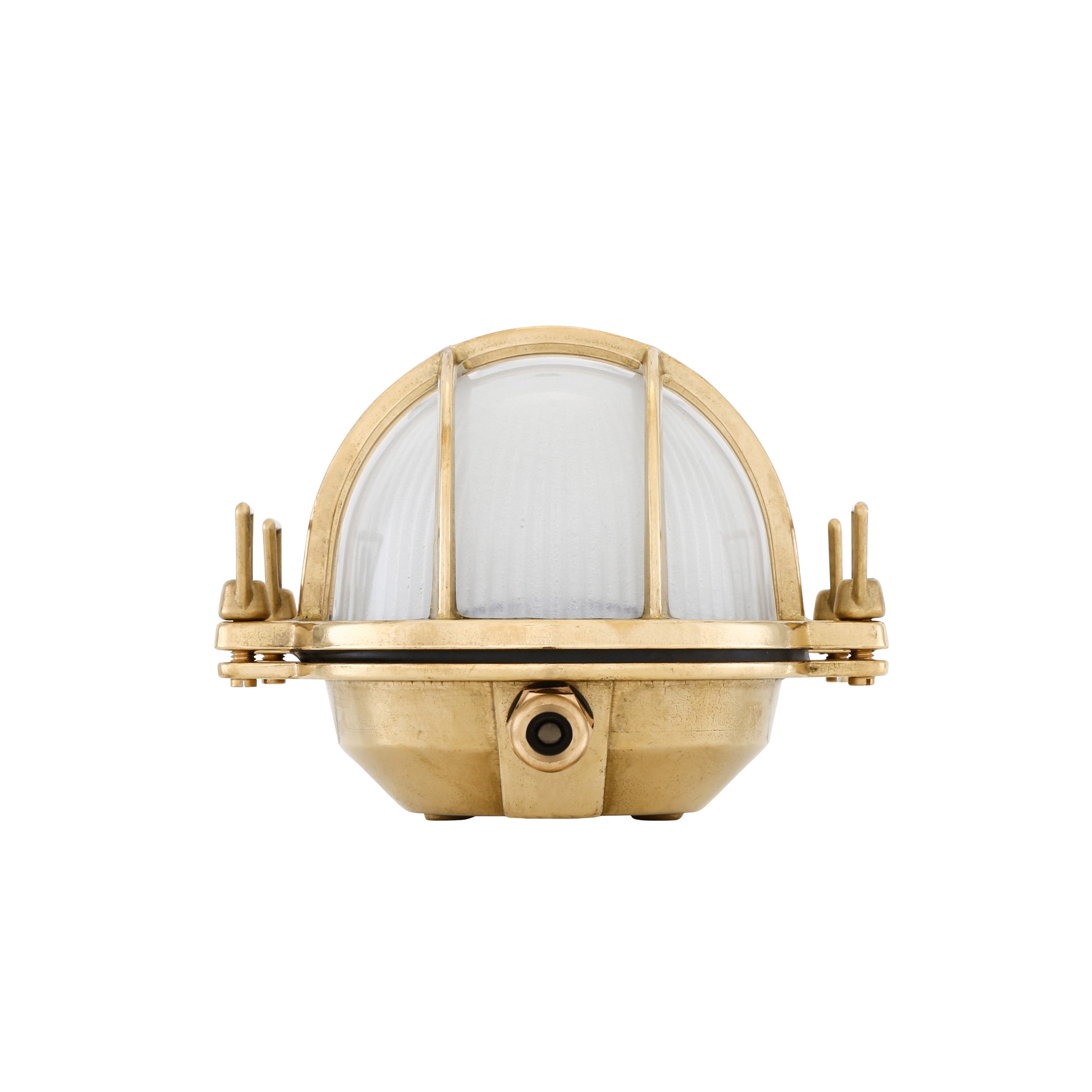Ross Outdoor Marine Bulkhead Light-Natural Brass | Nicholas Engert