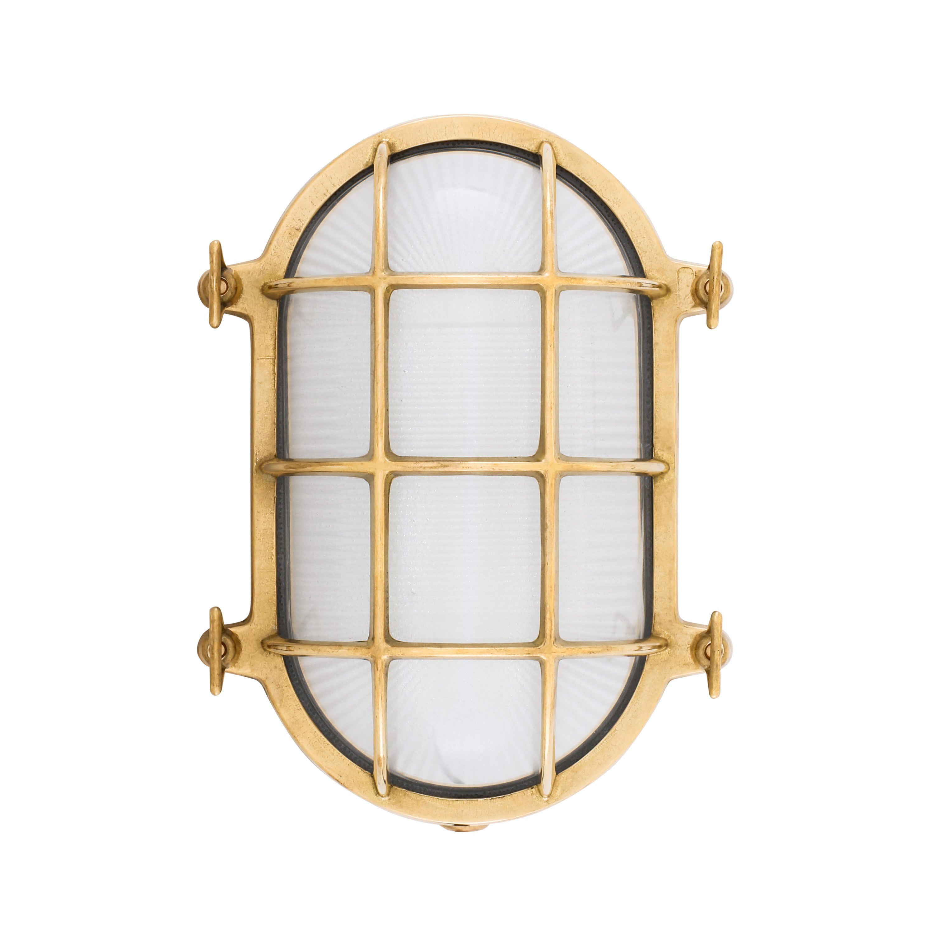Ross Outdoor Marine Bulkhead Light-Natural Brass | Nicholas Engert