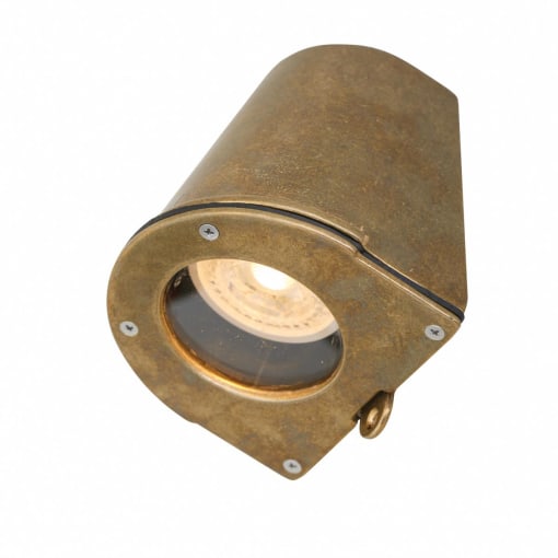 Wade Outdoor Wall Light - Antique Brass | Nicholas Engert Interiors