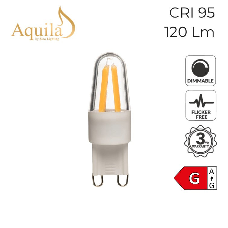 G9 Mini Clear 2W 2200K Capsule LED Lamp NEW