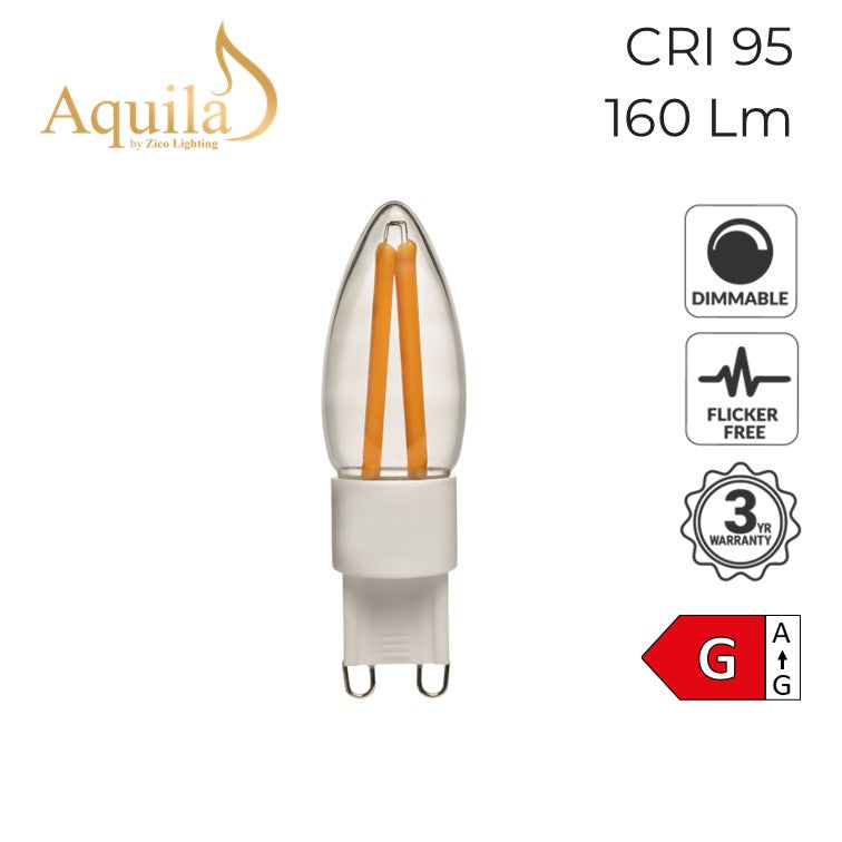 G9 Clear 3W 2200K Capsule LED Lamp NEW