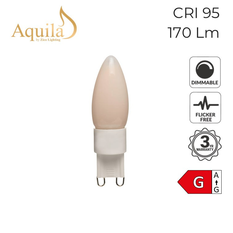 G9 Frosted 3W 2700K Capsule LED Lamp NEW