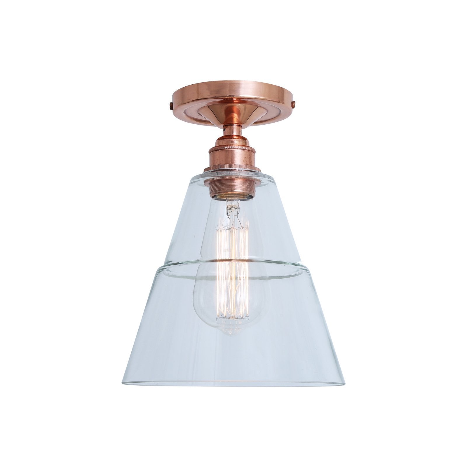 Rigale Flush Ceiling Light - Ceiling Lights from RETROLIGHT. Made by Mullan Lighting.