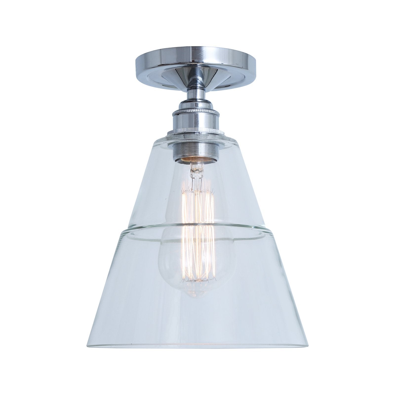 Rigale Flush Ceiling Light - Ceiling Lights from RETROLIGHT. Made by Mullan Lighting.