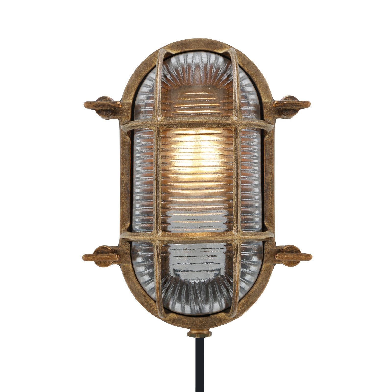 Ruben Small Oval Marine Light IP64 - Wall Lights from RETROLIGHT. Made by Mullan Lighting.